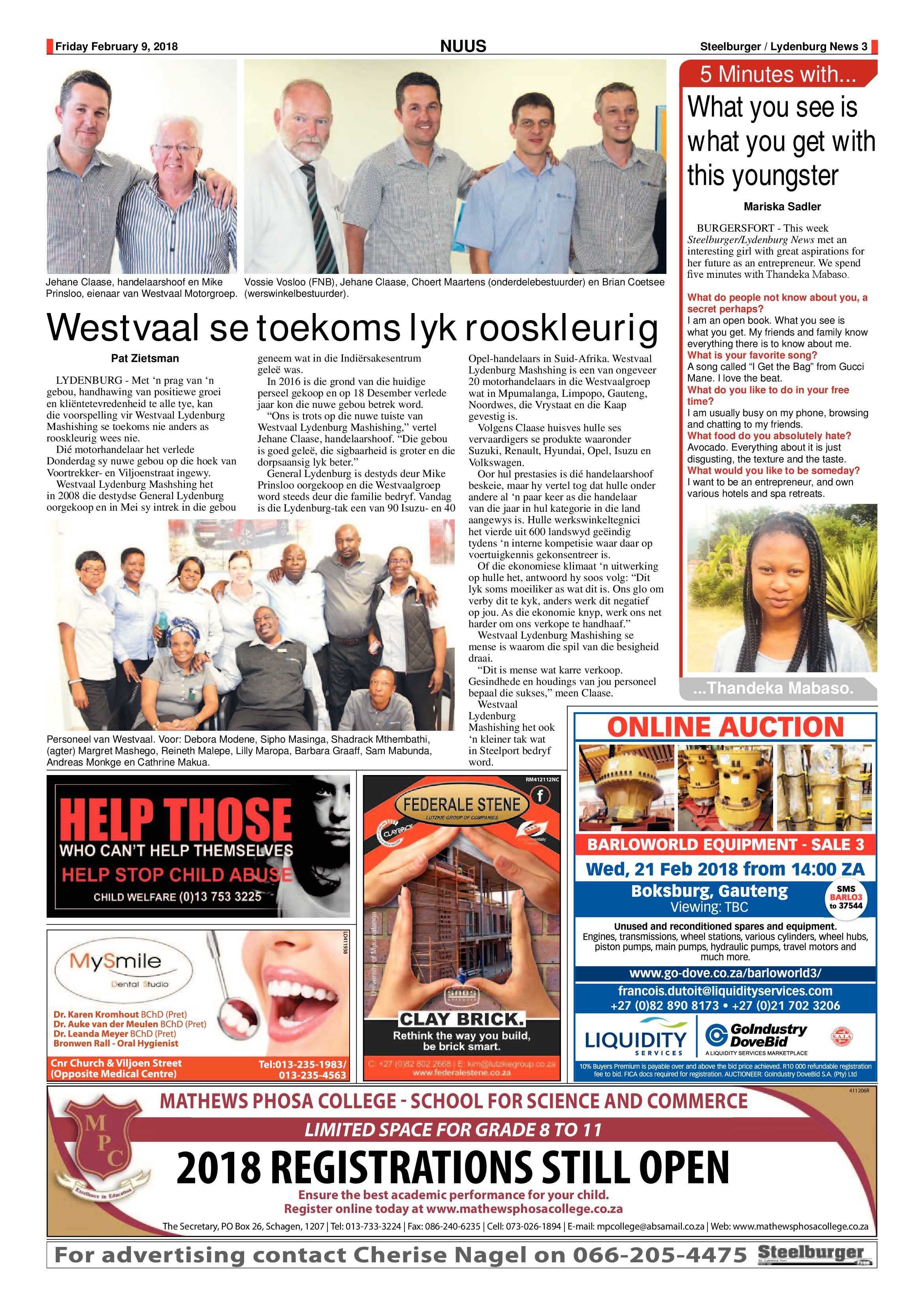 Steelburger News 9 February 2018 page 3