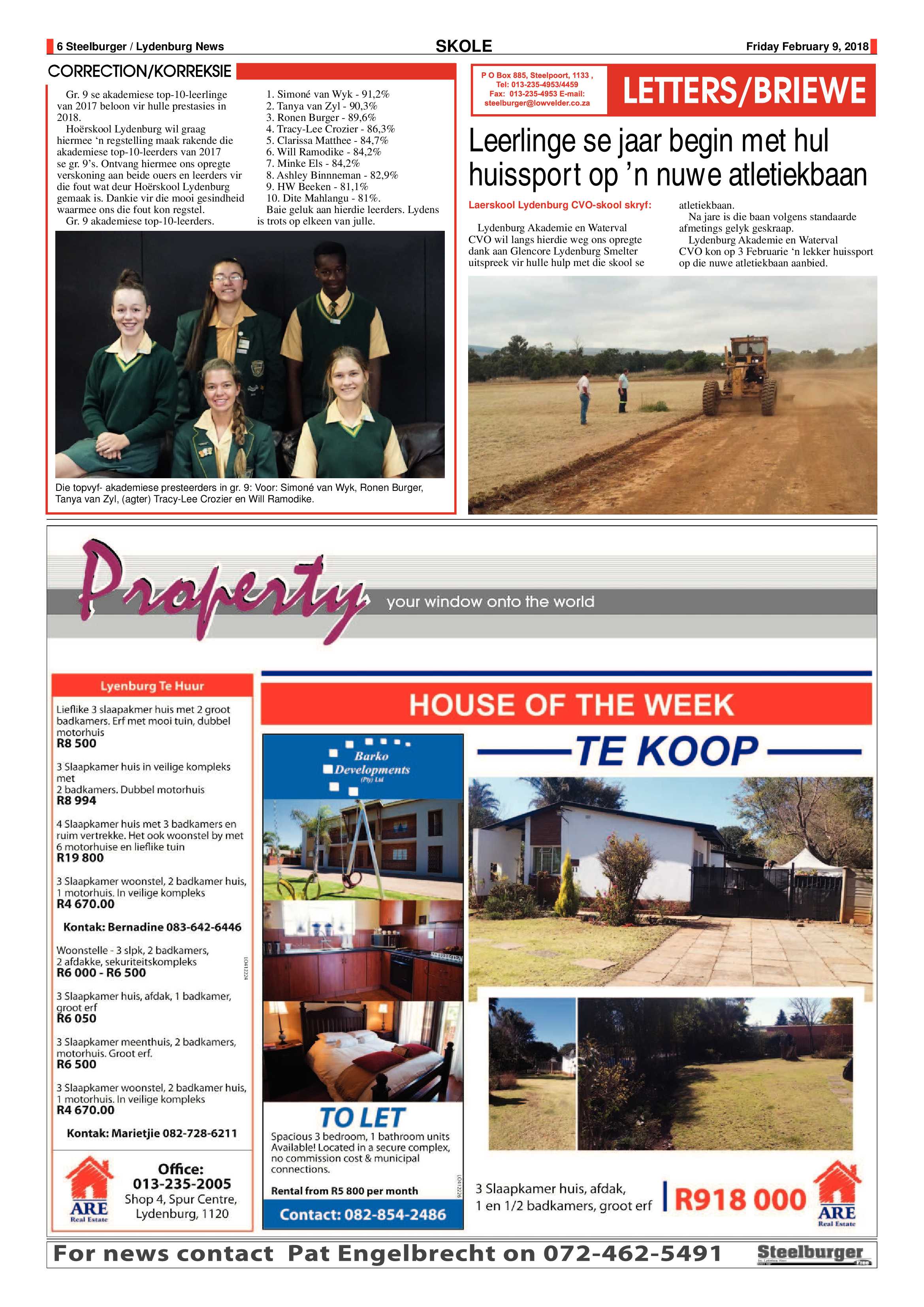 Steelburger News 9 February 2018 page 6