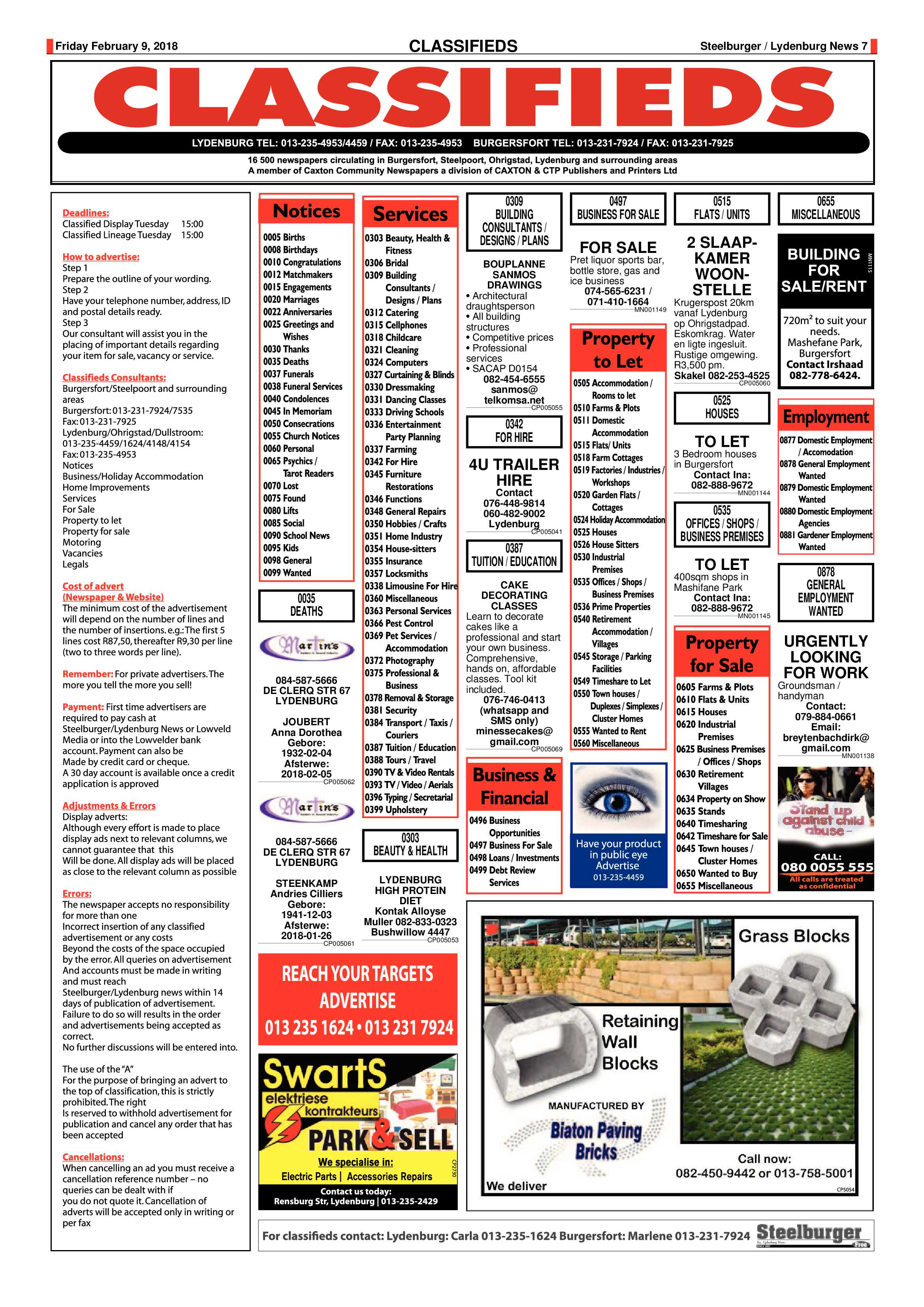 Steelburger News 9 February 2018 page 7
