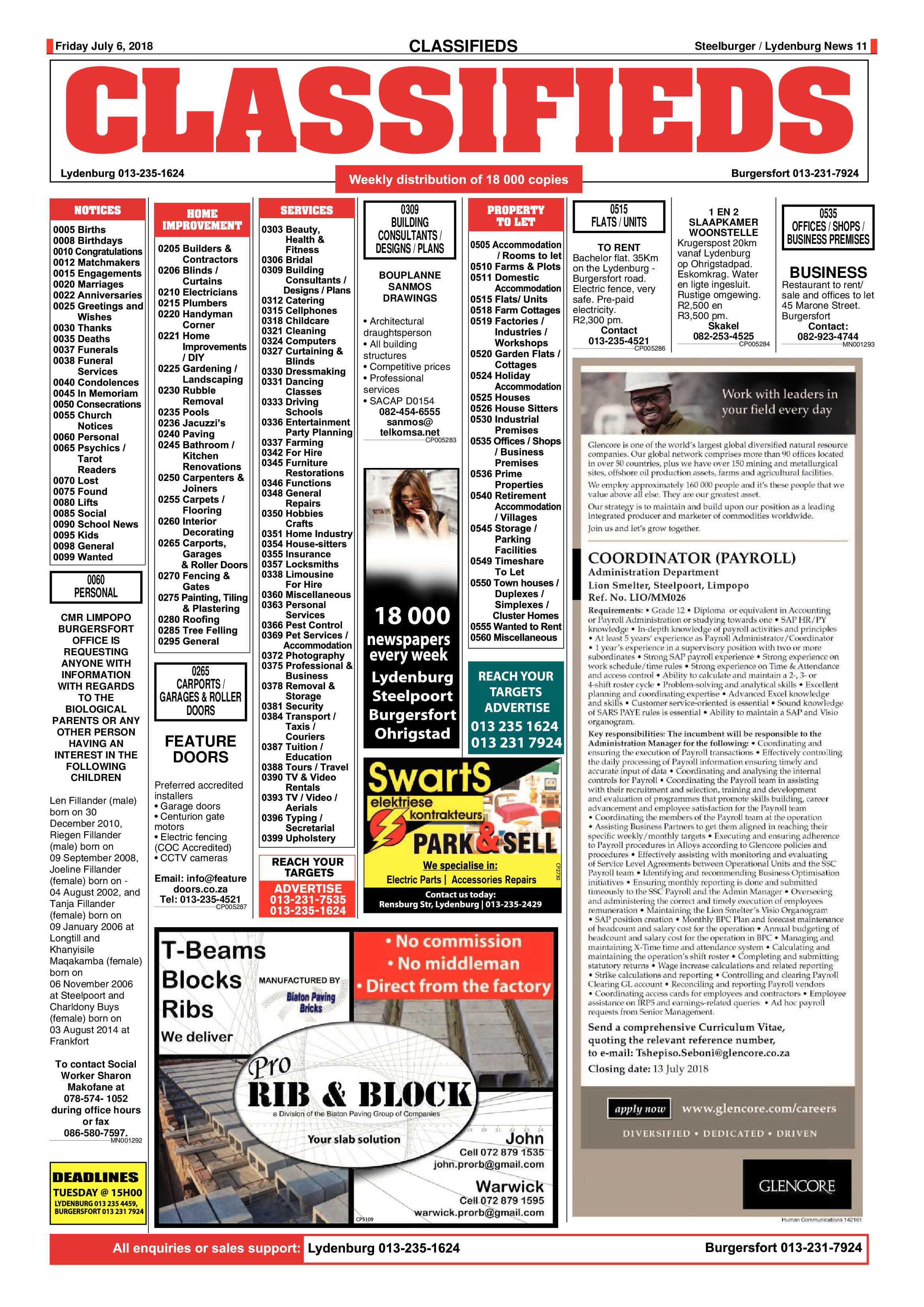Steelburger News 6 July 2018 page 11