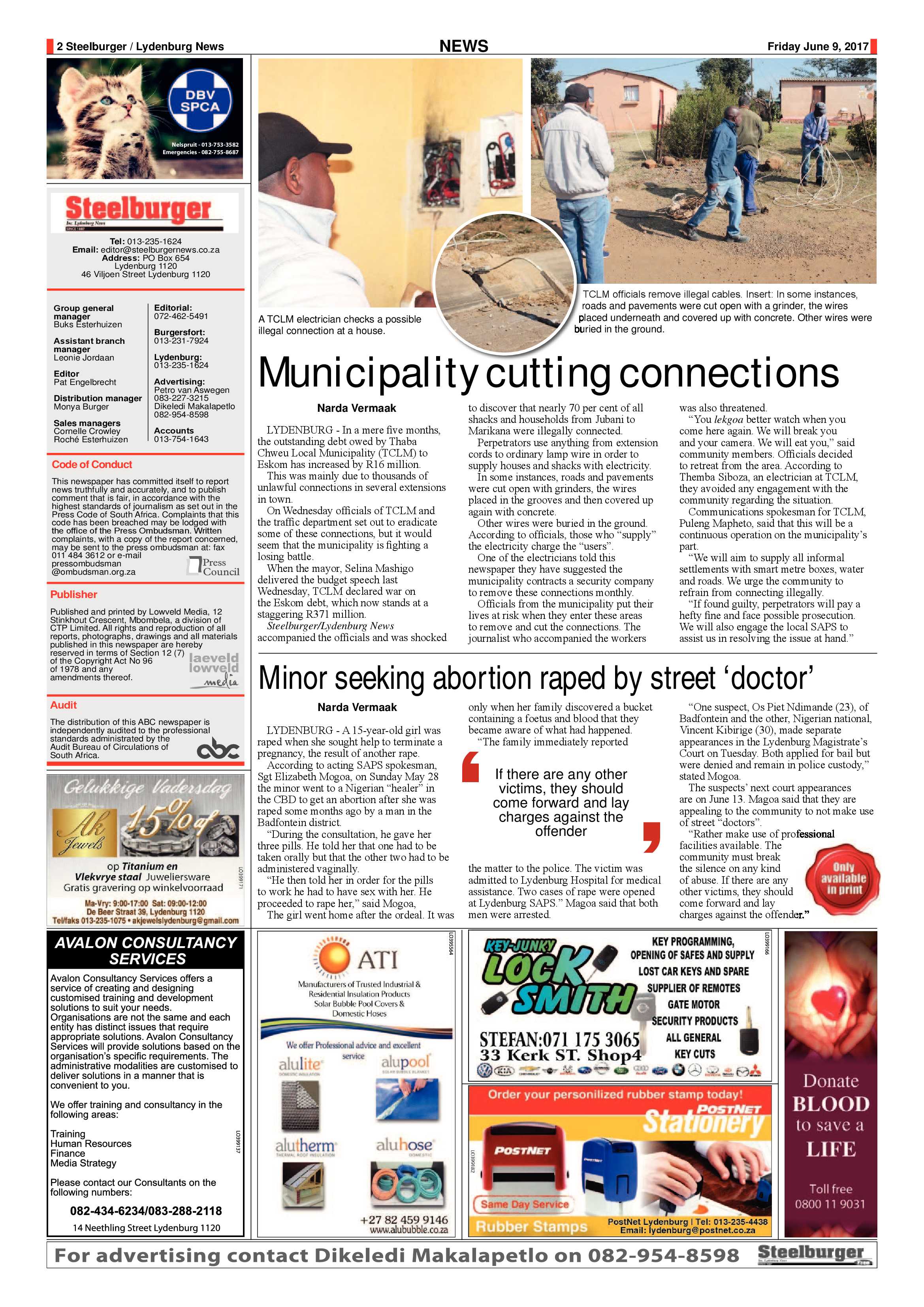 Steelburger News 9 June 2017 page 2