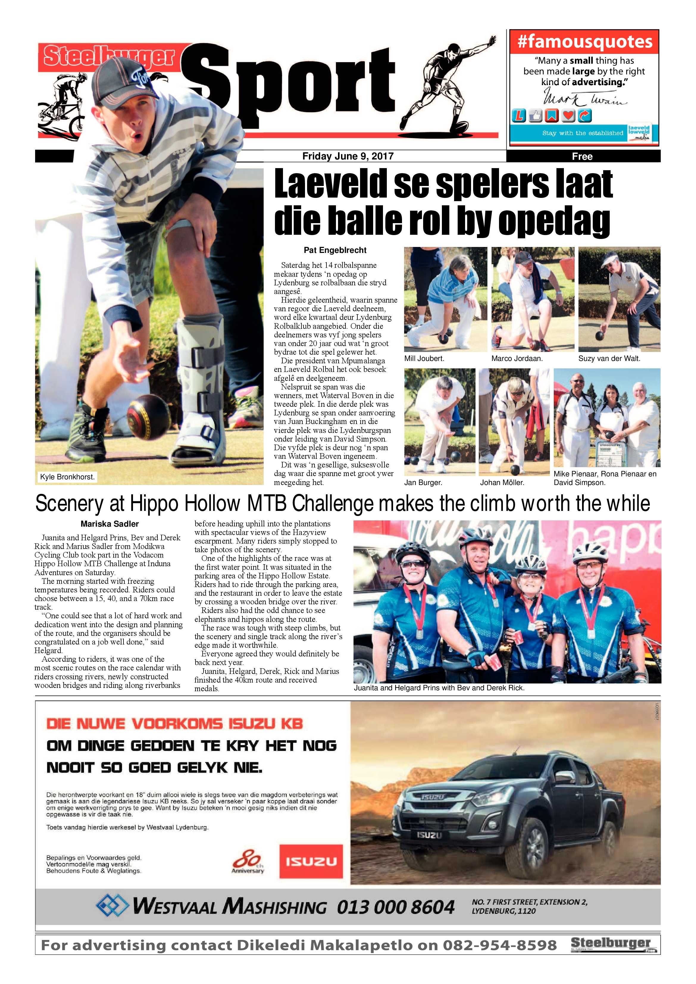 Steelburger News 9 June 2017 page 20