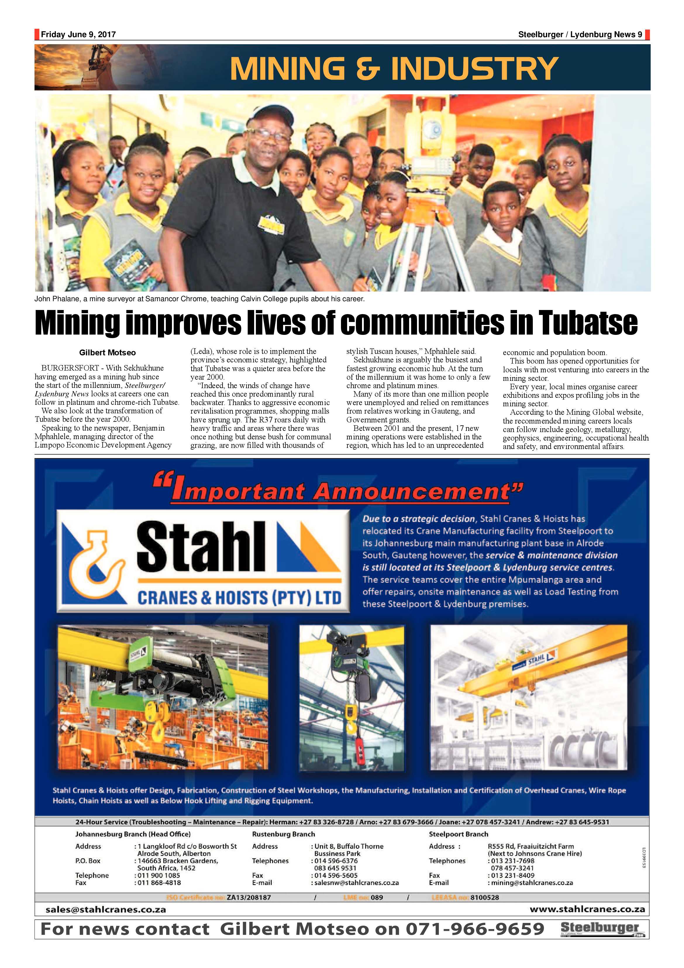 Steelburger News 9 June 2017 page 9