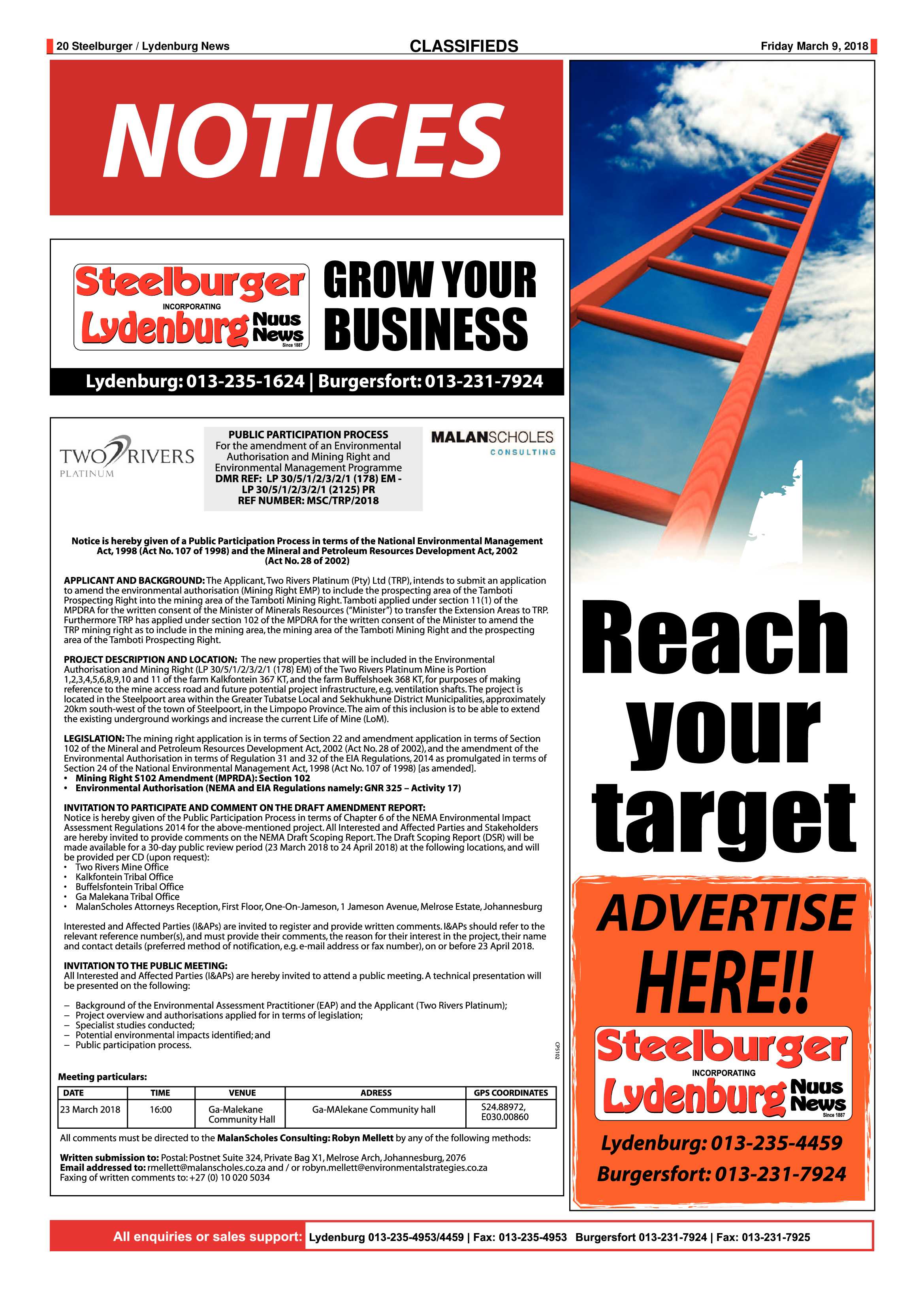 Steelburger News 9 March 2018 page 19