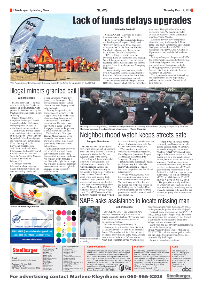 Steelburger News 9 March 2023 page 2