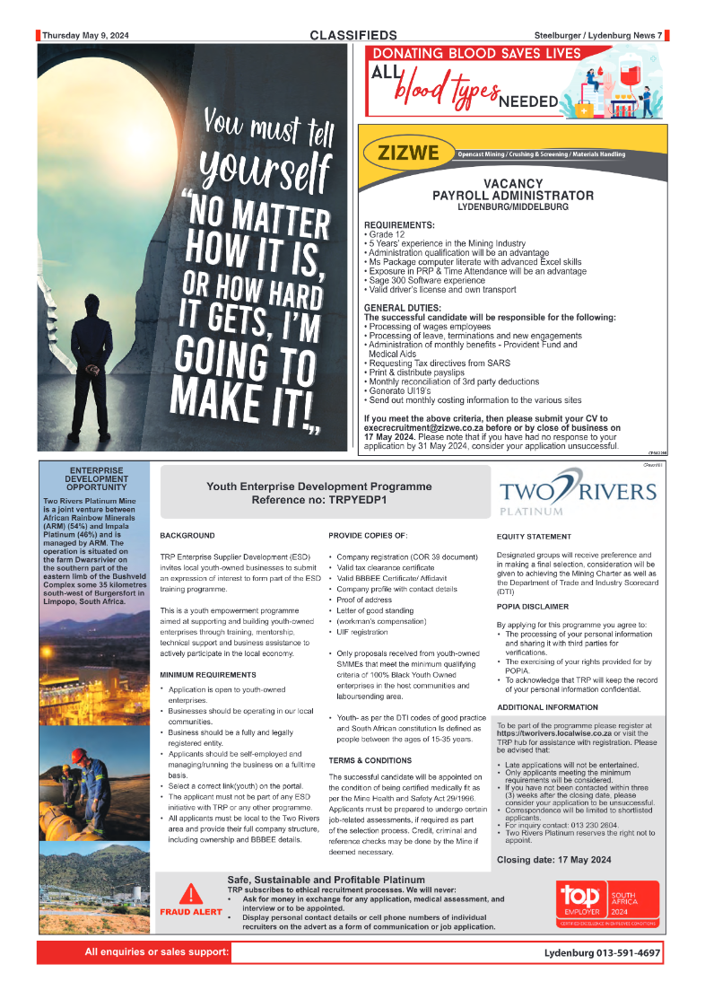 Steelburger News 9 May 2024 page 7