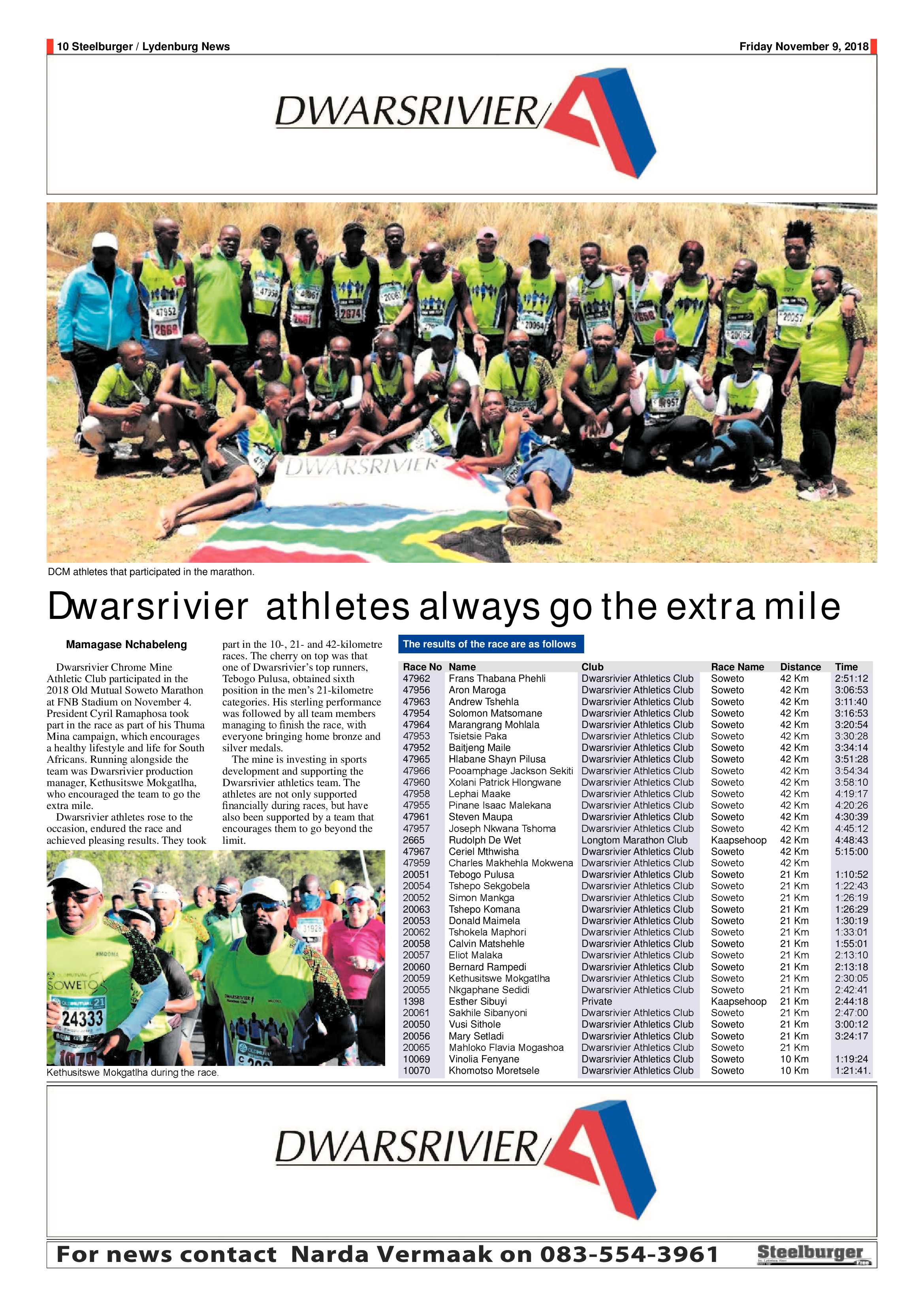 Steelburger News 9 November 2018 page 10