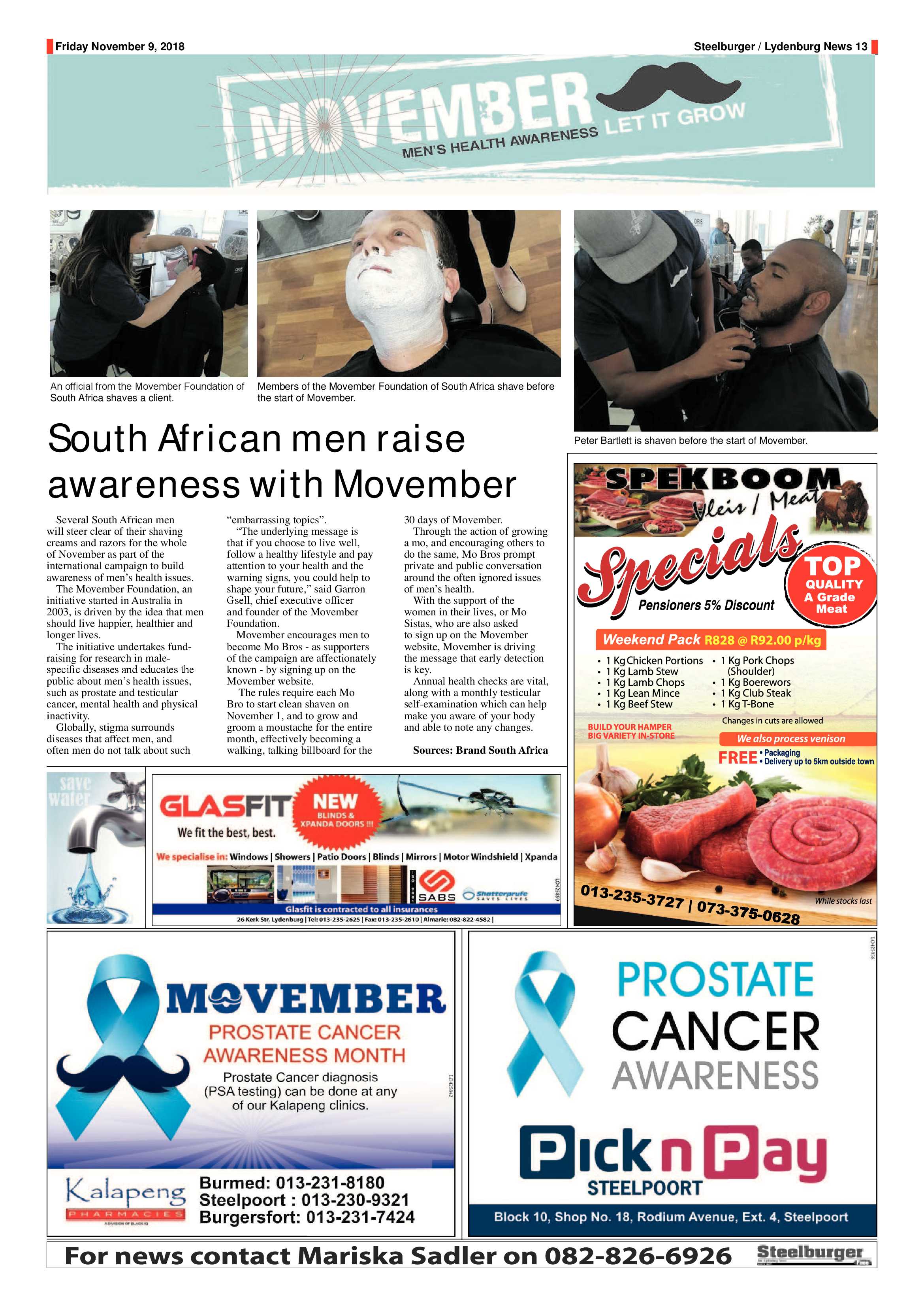 Steelburger News 9 November 2018 page 13
