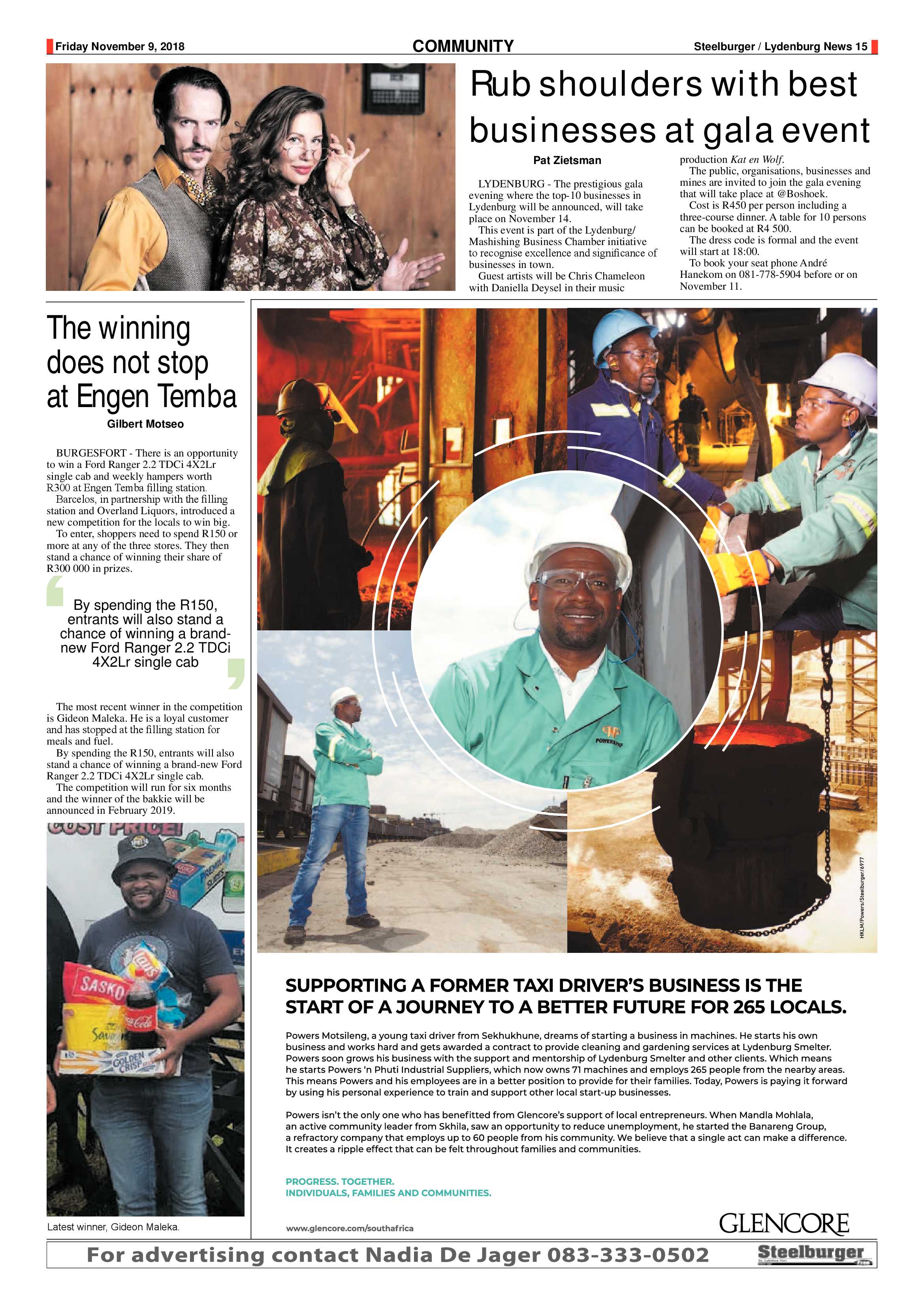 Steelburger News 9 November 2018 page 15