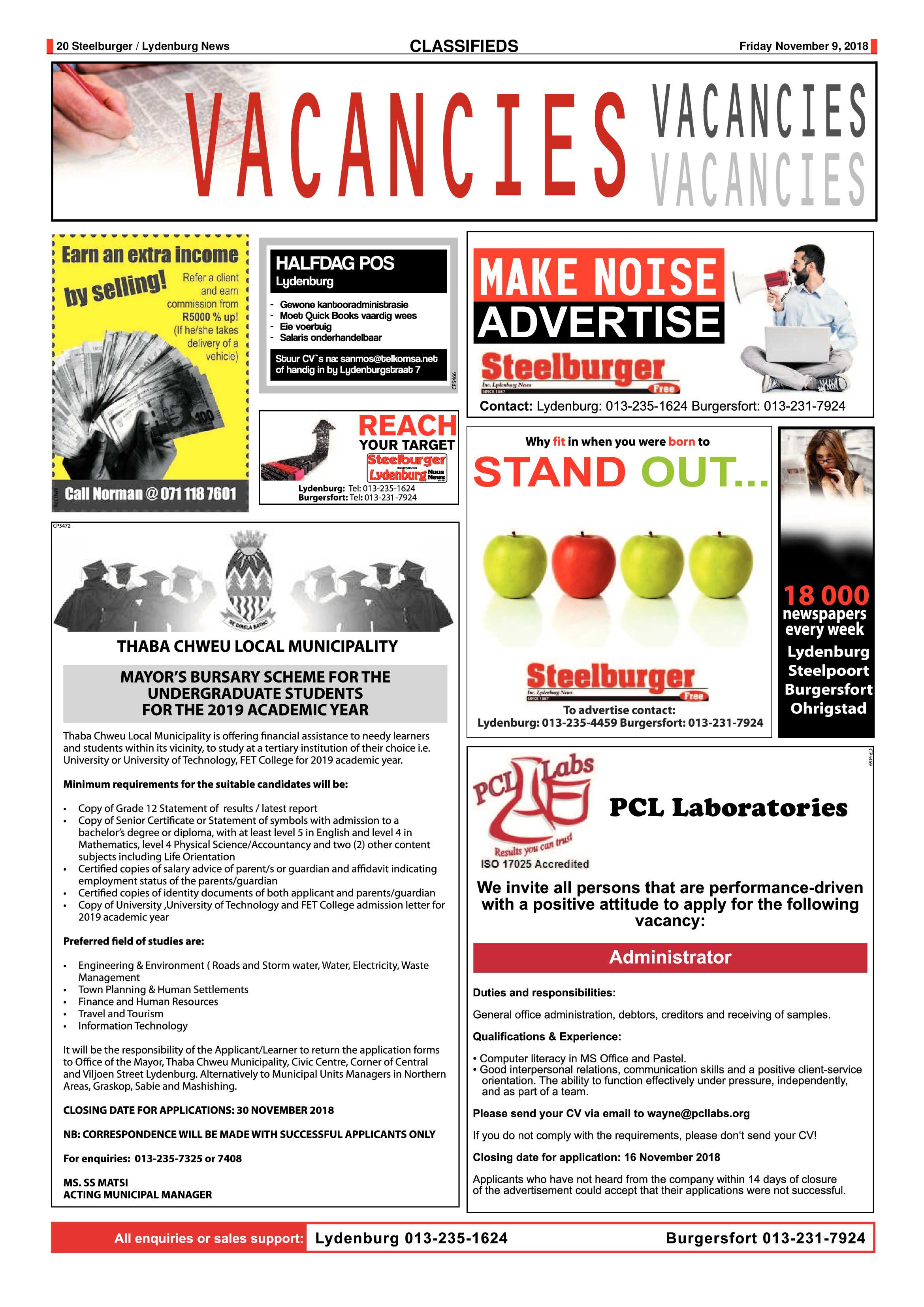 Steelburger News 9 November 2018 page 20