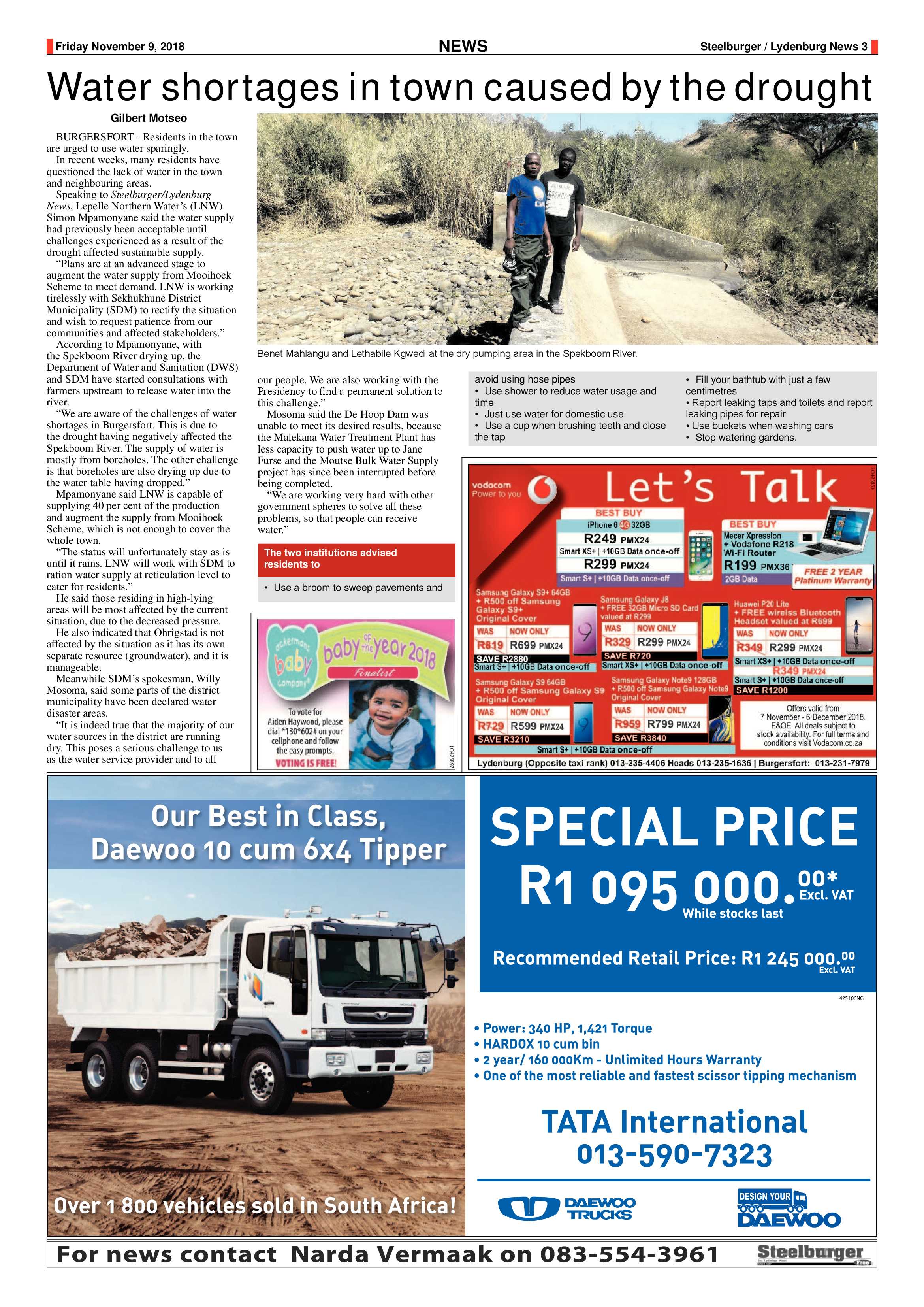Steelburger News 9 November 2018 page 3