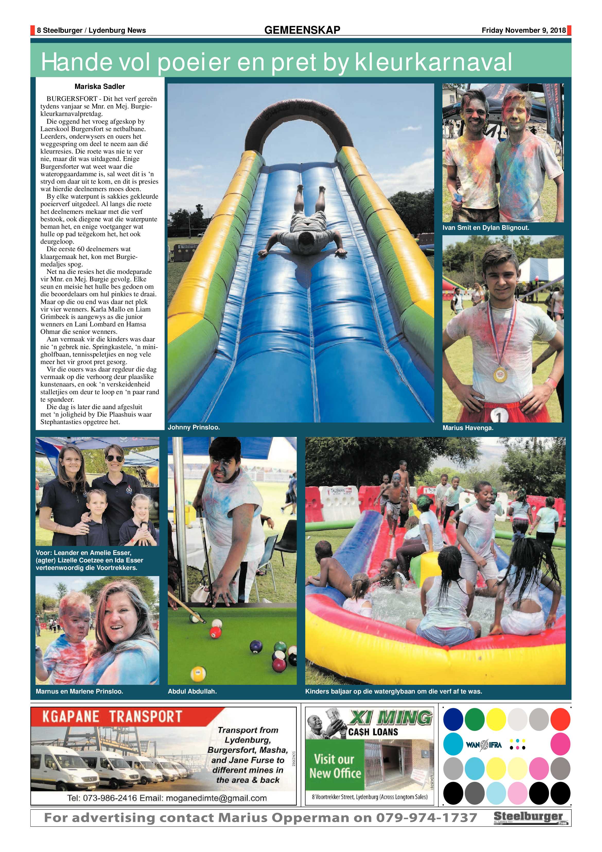 Steelburger News 9 November 2018 page 8