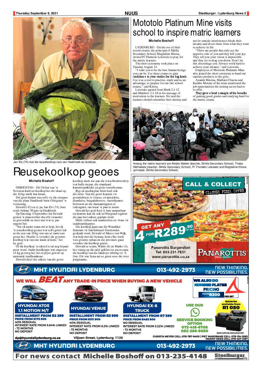 Steelburger News 9 September 2021 page 3