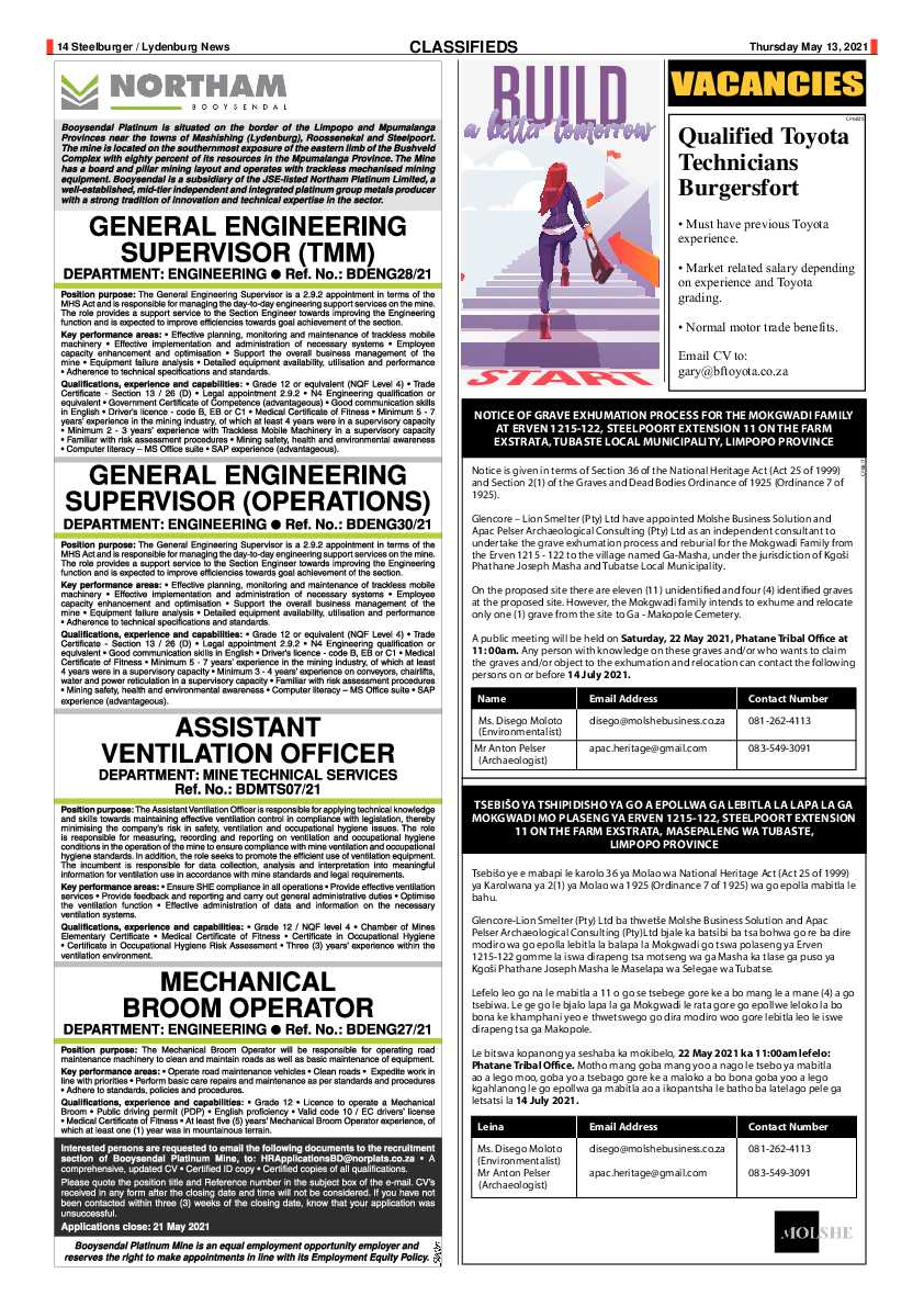 Steelburger News 13 May 2021 page 14