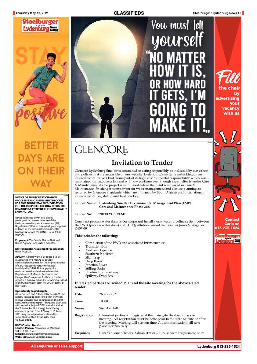 Steelburger News 13 May 2021 page 15