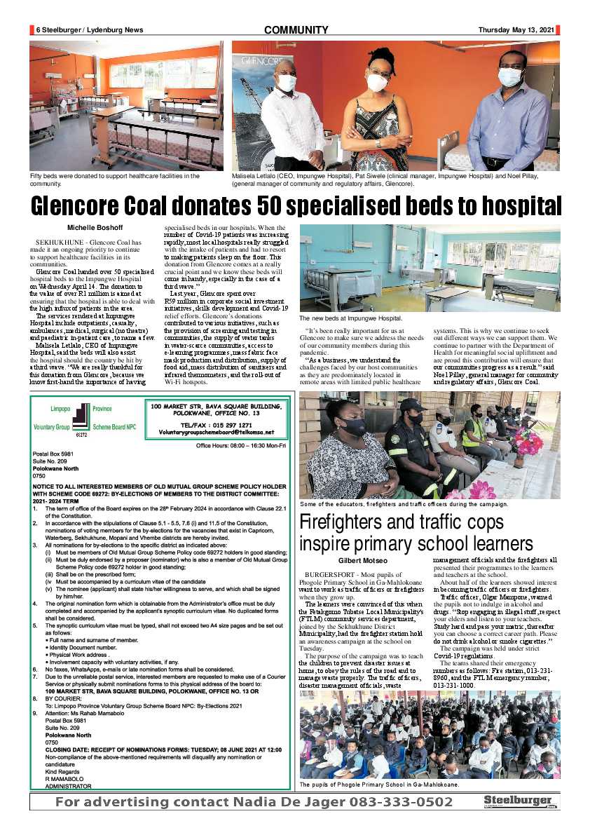 Steelburger News 13 May 2021 page 6