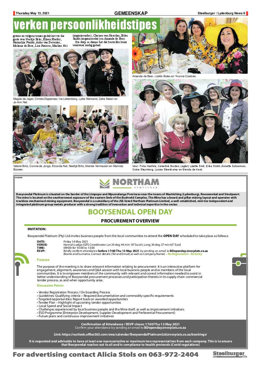 Steelburger News 13 May 2021 page 9